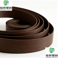 Bande de chant PVC économique et écologique, sur mesure, finition brillante ou mate, flexible, pour meubles en panneaux mélaminés