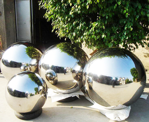 Nuevo diseño decorativo mirando mundo <span class=keywords><strong>abstracto</strong></span> escultura de acero inoxidable - Product Image 6