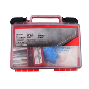 Botiquín de primeros auxilios Estuche rígido de 110 piezas Caja de primeros auxilios Uso profesional Contiene suministros médicos de primera calidad para viajes, escuela, hogar - Product Image 6