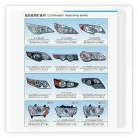 Ensemble de phares combinés pour autobus de grande capacité, options LED et halogène pour les autobus Yutong, Kinglong, Higer, Zhongtong