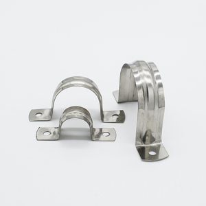 Neue Maßgefertigte Metrische Verzinkte Edelstahl-Sattelklemme Rohrfixierklemme 118mm für Baustellen - Product Image 1