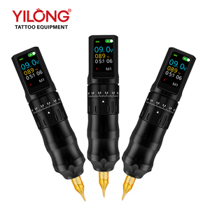 เครื่องสักลายไร้สาย Yilong ปรับระดับได้ แบตเตอรี่ 1200mAh 2.4-4.2 มม. สำหรับมืออาชีพ พร้อมสาย RCA - Product Image 5
