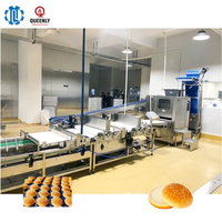 Ligne de production de hamburgers commerciale, machine à mouler les hamburgers à grande vitesse, moteur en acier inoxydable de qualité alimentaire 304, 10000 pièces/h