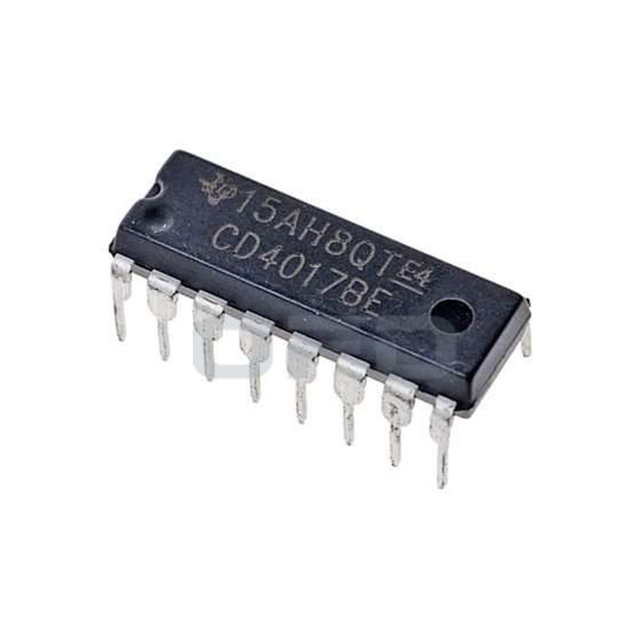 CD4017 DIP-16 CMOS Counter/Dividers Through Hole Electronic Components Integrated Circuit Decade Counter Divider IC Chip CD4017