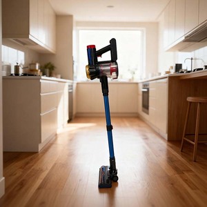 <span class=keywords><strong>Aspirateur</strong></span> sans fil portable Standard Manufacturing 100W/150W pour voiture, hôtel, camping-car, sec et humide, sans sac, avec écran LED et filtre HEPA - Product Image 2
