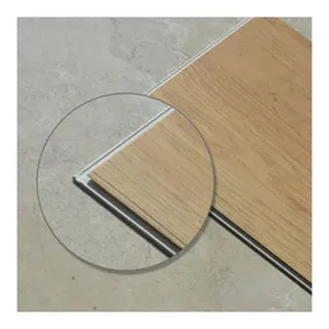 Stone Design Stable V-groove Wood Embossed Click Stone Plastic Composite Rigid Core Vinyl Planks SPC Flooring with Underlayment