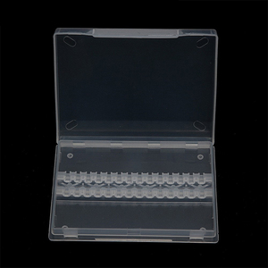 <span class=keywords><strong>Caja</strong></span> de Almacenamiento Transparente de Plástico para <span class=keywords><strong>Brocas</strong></span> de Uñas, Estuche Vacío para 14 <span class=keywords><strong>Brocas</strong></span> de Carburo para Lima Eléctrica de Uñas - Product Image 2