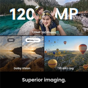 Cámara de Acción X6 Dual CMOS con IA, Estabilización FlowState, Resistente al Agua, Seguimiento Facial, para Viajes y Deportes, 8K 360, MicroSD - Product Image 4
