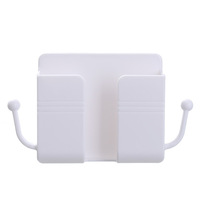 Multifunctionele Wand Gemonteerde Mobiele Telefoon Houder Kabel Opladen Dock Wand Oplader Haak Opbergdoos Voor Badkamer Of Keuken