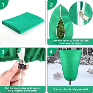 Cubierta de protección contra el frío para plantas Chengye, tela no tejida, aislamiento invernal para plantas de jardín - Product Image 4