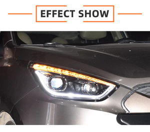 MJ para <span class=keywords><strong>Hyundai</strong></span> <span class=keywords><strong>Tucson</strong></span> IX35 2012 2016, Piezas de Automóvil, Faros Delanteros LED, Actualización de Faros Delanteros, Enchufe y Listo, Faro LED - Product Image 2