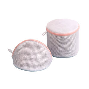Sujetador de nailon ecológico personalizado, lencería, bolsa de lavado <span class=keywords><strong>pequeña</strong></span>, plegable, <span class=keywords><strong>para</strong></span> <span class=keywords><strong>lavadora</strong></span>, bolsa de lavandería <span class=keywords><strong>pequeña</strong></span>, venta al por mayor - Product Image 1