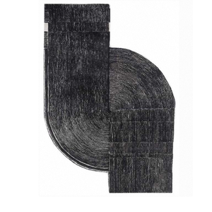 Alfombra de Lana de Lujo de la Colección Moderna, Alfombra de Lana Premium Hecha a Mano para Sala de Estar, Dormitorio, Decoración de Interiores de Hotel - Product Image 3