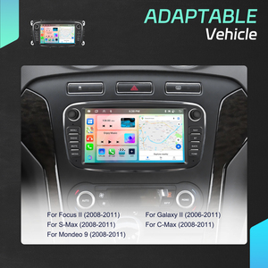 วิทยุติดรถยนต์ระบบแอนดรอยด์ไร้สาย7 ''6 + 128GB Android Car Play Android Auto GPS WiFi FM RDS สำหรับ Ford Focus/S-max/ Mondeo 9 /galaxy/C-MAX - Product Image 5