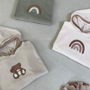 Serviette à capuche 2022 Offre Spéciale 100% coton éponge à séchage rapide pour bébé, serviette <span class=keywords><strong>de</strong></span> <span class=keywords><strong>bain</strong></span> pour bébé - Product Image 6