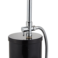 Jade Jade haute qualité Durable noir maison Portable Kit de douche extérieur jardin piscine douche solaire