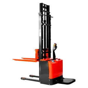 1 Ton 2 Ton Electric Pallet Stacker Forklift Battery Lifting Stacker