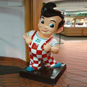 Statue <span class=keywords><strong>de</strong></span> grand garçon en fibre <span class=keywords><strong>de</strong></span> verre personnalisée, Statue d'icône <span class=keywords><strong>de</strong></span> Hamburger pour restaurant <span class=keywords><strong>de</strong></span> restauration rapide - Product Image 4