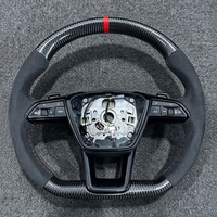 Volant sport en fibre de carbone RS pour Audi R8 TT TTRS C7 S7 S3 S6 S4 A4 B8 RS3 SQ5 S5 B9 A6 C8 A3 A5 A6 A7 A8 Q3 Q5 Q7 C6 C7