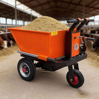 Tricycle benne électrique intelligent 48V à 3 roues, rechargeable, 1500W, 8-10km/h, multifonctionnel, pour travaux lourds