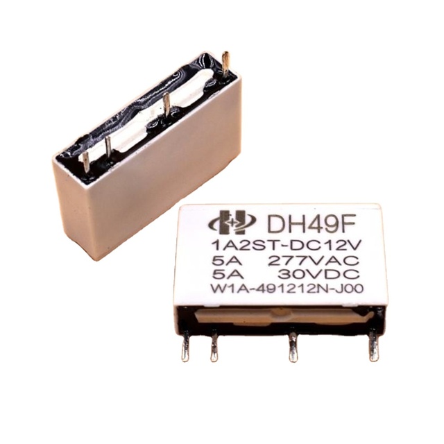 DH49F-1AST-DC12V PCB power relay 12v 5A for industrial relay 220v ac 24V general purpose relay 5V 4 pin