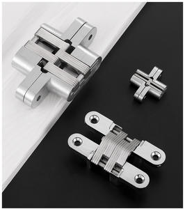Usine en gros 2025 Offre Spéciale charnière Invisible Satin Chrome Soss alliage de Zinc charnières dissimulées pour porte en bois très pas cher - Product Image 4