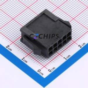 ZX-MX3.0-2-5P-HMJK Housing (Wire-to-Board / Wire-to-Wire) P=3mm Connector 2x5P 3mm Micro-Fit (MX 3.0) 3mm - Product Image 2