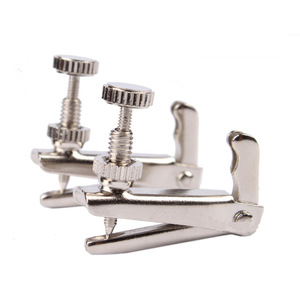 <strong>3</strong>/4/4/1/2 Metal Fine Tuner Violin Silver <strong>String</strong> Hook Accessories Essential Musical <strong>Instruments</strong> - Product Image 1