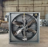 Ventilateur d'extraction en acier inoxydable à grand volume d'air WENCHENG pour serres et élevages avicoles avec volet