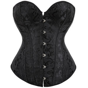 Corsé Sencillo y Elegante Sin Encaje Sobre el Busto Sin Copas <span class=keywords><strong>Faja</strong></span> Ceñidora de Cintura para Novia con Varillas - Product Image 3