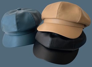 <span class=keywords><strong>Boina</strong></span> Negra para <span class=keywords><strong>Mujer</strong></span> con Diseño Británico, Retro y Versátil, Estilo Coreano de Moda en Internet, Sombrero para Primavera y Otoño - Product Image 3