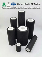 Kartrid Filter Komposit Blok Karbon Aktif Enmetec Custom PP Plus 1600 GPD Ramah Lingkungan untuk Rumah Tangga, Hotel, Air Minum RO