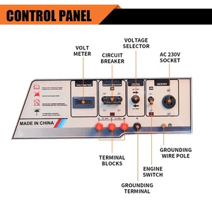 Générateur d'essence portable 7,5 kW/8 kW, démarrage manuel ou électrique, 230 V, pour les urgences domestiques et l'utilisation commerciale en extérieur - Product Image 3
