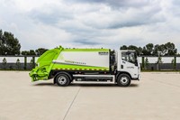 Camion à ordures électrique Dongfeng de fabrication chinoise, EURO 5, compacteur, dernier modèle, qualité certifiée pour utilisation en extérieur, options personnalisées