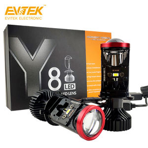 EVITEK Precio de Fábrica Alta Potencia Venta al por Mayor Lentes de Faros Delanteros Y8 Mini H4 Proyector de Faros LED - Product Image 5