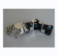 Main robot humanoïde bipède à 5 doigts, 3 degrés de liberté, paume bionique complète pour robot Arduino, main gauche/droite, kit de programmation DIY