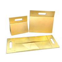 Faltbare Papier-Geschenktüte mit Gestanztem Griff Tragbare Einzelhandelsverpackung Tragetasche für Geschenke Partyfavors und Ladenauslage