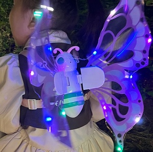 Fée ange princesse électrique LED papillon ailes filles papillon avec <span class=keywords><strong>des</strong></span> ailes mobiles - Product Image 2
