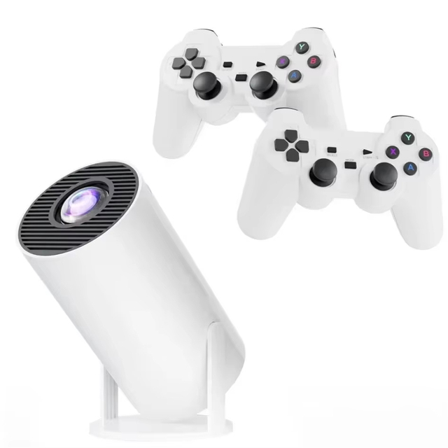 Wholesale JM300 2 in 1 Joy Sticks Gaming Mini Projector 4K Home Theater Portable Projetor Video Movie