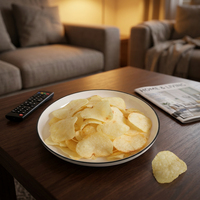 Papas Fritas Exóticas de Fábrica OEM, Sabor Dulce, Papas Fritas de Vegetales, Papas Fritas Saladas Duras, Snacks Familiares