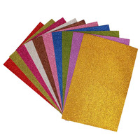 Lot de 10 feuilles de mousse EVA scintillante de 2 mm (15,7 x 23,5 pouces) pour cadeaux, artisanat, découpe, cartes, projets DIY, matériau brut