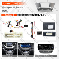 Kit de Cadre de Fixation Complet pour HYUNDAI ACCENT 2017-2020, Argent, pour Autoradio Android, Accessoires de Cadre en Plastique, Mendery