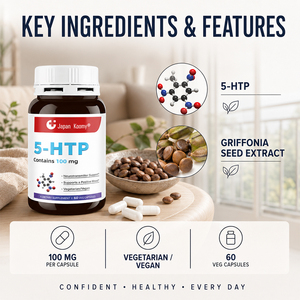 แคปซูล 5-HTP คุณภาพสูง ยี่ห้อ Shecome บำรุงสารส่งสัญญาณทางประสาท สำหรับผู้ใหญ่ 60 แคปซูล อาหารเสริม 5-HTP - Product Image 6