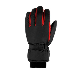 Gants de snowboard et de ski avec bordure latérale contrastante, paume texturée, sangle de poignet à boucle, équipement de sport d'hiver en plein air, vente en gros - Product Image 4