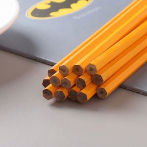Promotion – Crayons hexagonaux en bois de 7,5 pouces, noirs, mine HB, avec gomme, lot de 12 pièces en boîte colorée, pour le bureau et l'école - Product Image 3