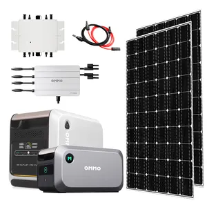 2400W Home Emergency Power Station Solar Energy System with MPPT Tracker Panic Buying Solar Powered Systems