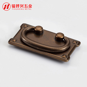 Poignée de meuble rectangulaire en métal YIHUAXING, tirette de tiroir en fer, style traditionnel, durable - Product Image 1