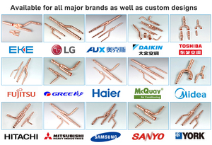 Điều hòa không khí y tách ống đồng bộ phận VRF Đồng chi nhánh doanh - Product Image 6