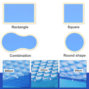 Upgraded PE Solar Covers for <b>Pool</b>-Small-Bubble Design 9mm Diameter UV Resistant & Foldable Takes Less Space for More Loading - Product Image 3