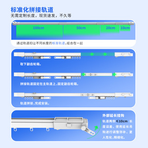 ZCMISMART Smart Curtain S1 Matter Remote Control Built-In Battery For Home Use - Product Image 5